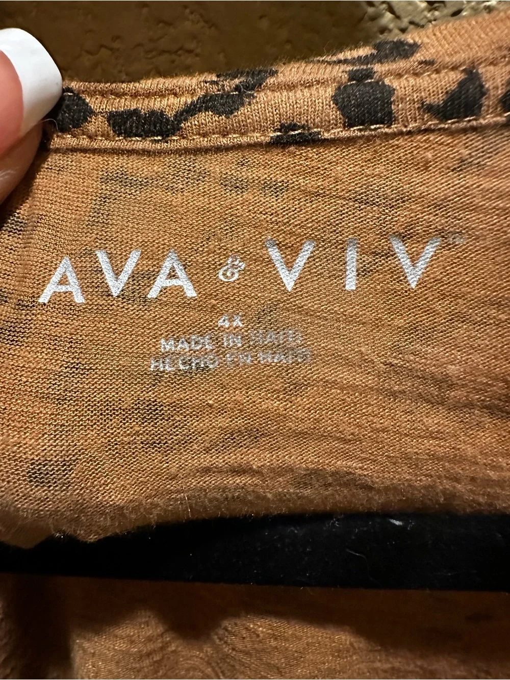 Ava & Viv Brown Leopard Print Comforter